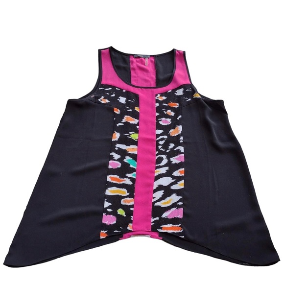 THML Tops - THML Women Black Sleeveless Blouse Large